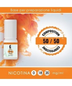 Base 50/50 18mg nicotina 10ml